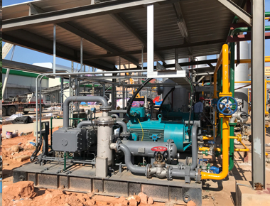 廣東某公司DW-4.9/(1.5-2.5)-22天然氣壓縮機(jī)